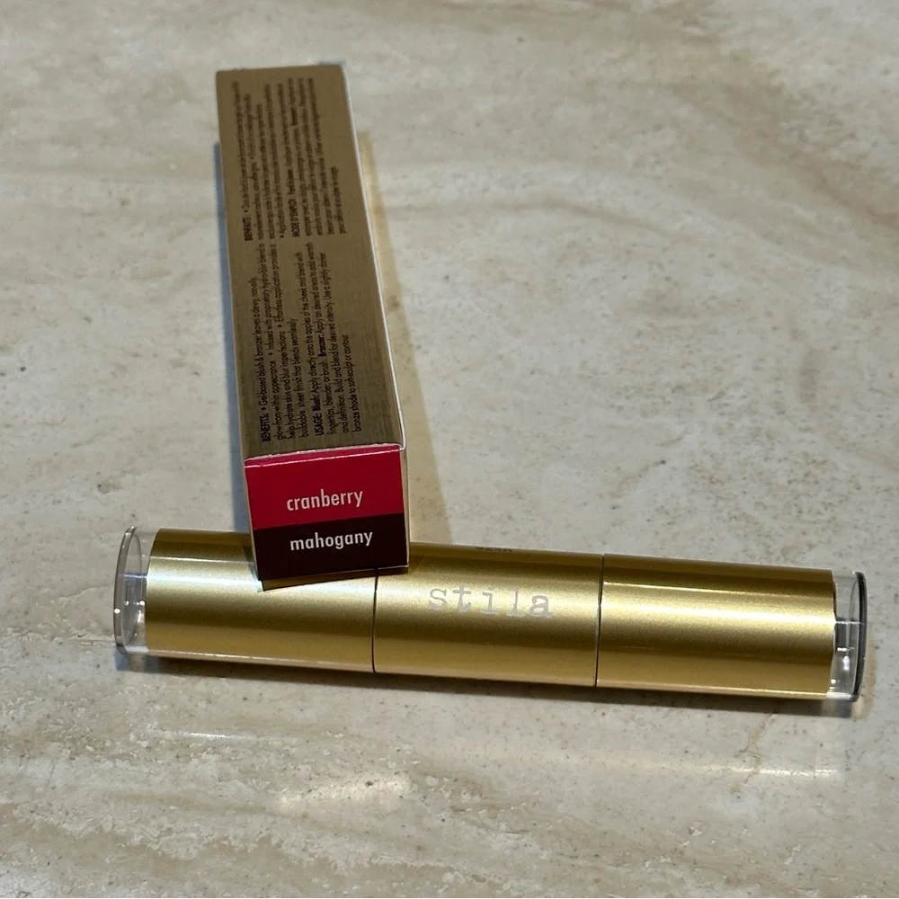 Stila Blush & Bronze Hydro-Blur Cheek Duo- Cranberry & Mahogany